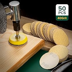 S SATC 2 Inch Hook and Loop Sanding Discs 50PCS