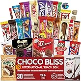 Eastanbul International Snack Box, 30 Chocolate Assortment Bars, Turkish Exotic Snacks, Assorted Candy Variety Pack of Foreig