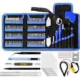 Kaisi 136 in 1 Electronics Repair Tool Kit Professional Precision Screwdriver Set Magnetic Drive Kit with Portable Bag