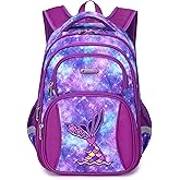 Cusangel Kids Backpack for Girls Preschool Elementary Kindergarten Mermaid School Bag 15.6″ Multifunctional Cute Large Capacity