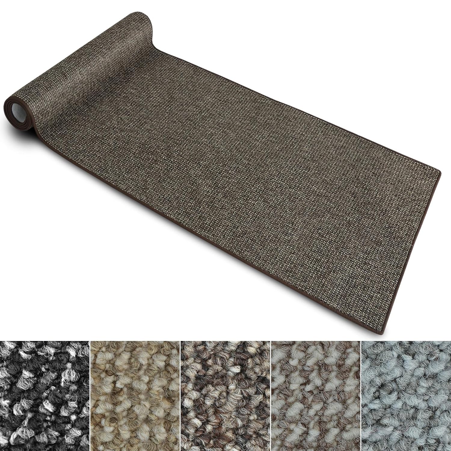 casa pura Teppich Läufer Carlton | Flachgewebe dezent Gemustert