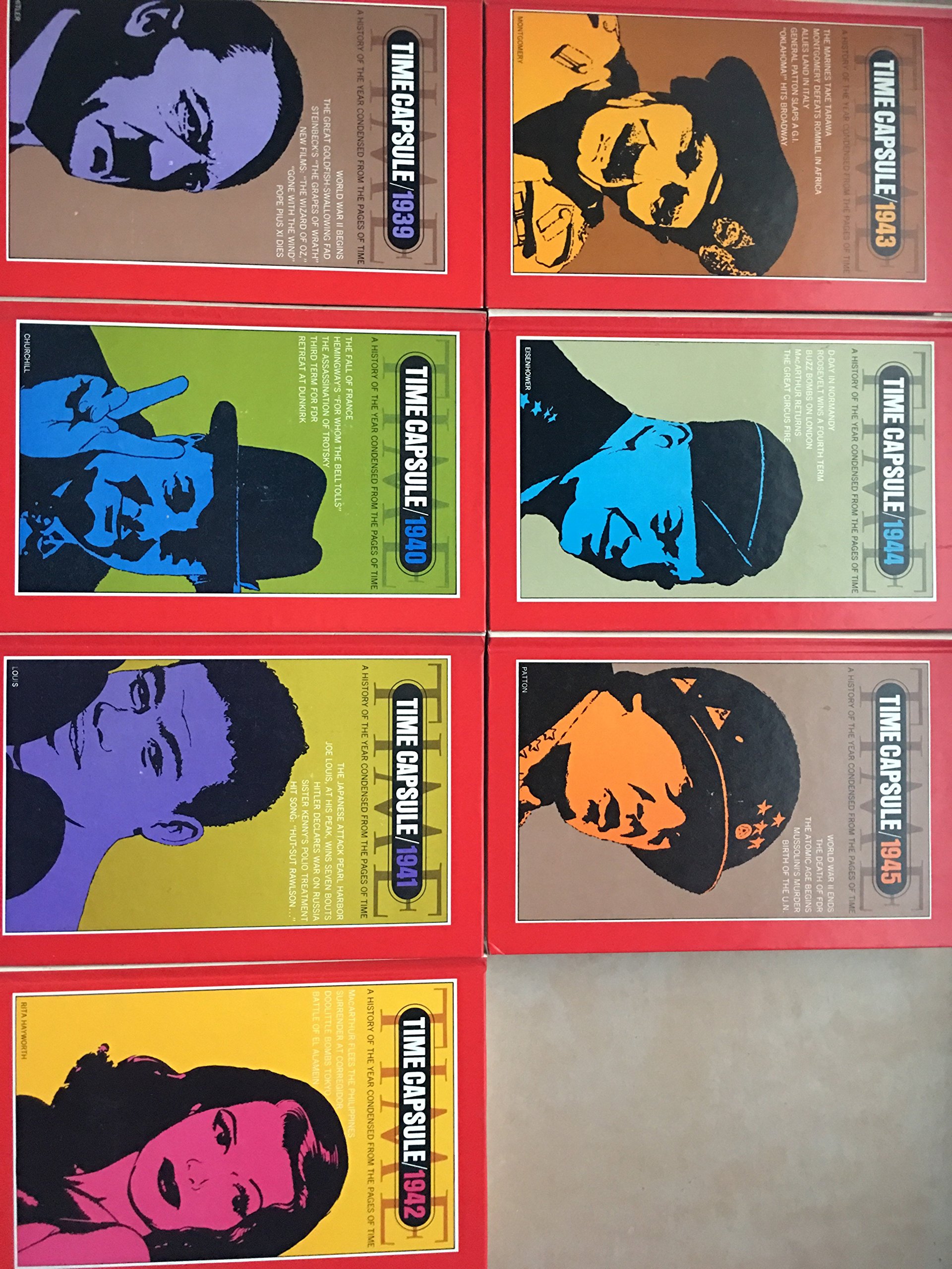 Time Capsule 1939 1945 Complete Box Set Time Life Amazon Com Books