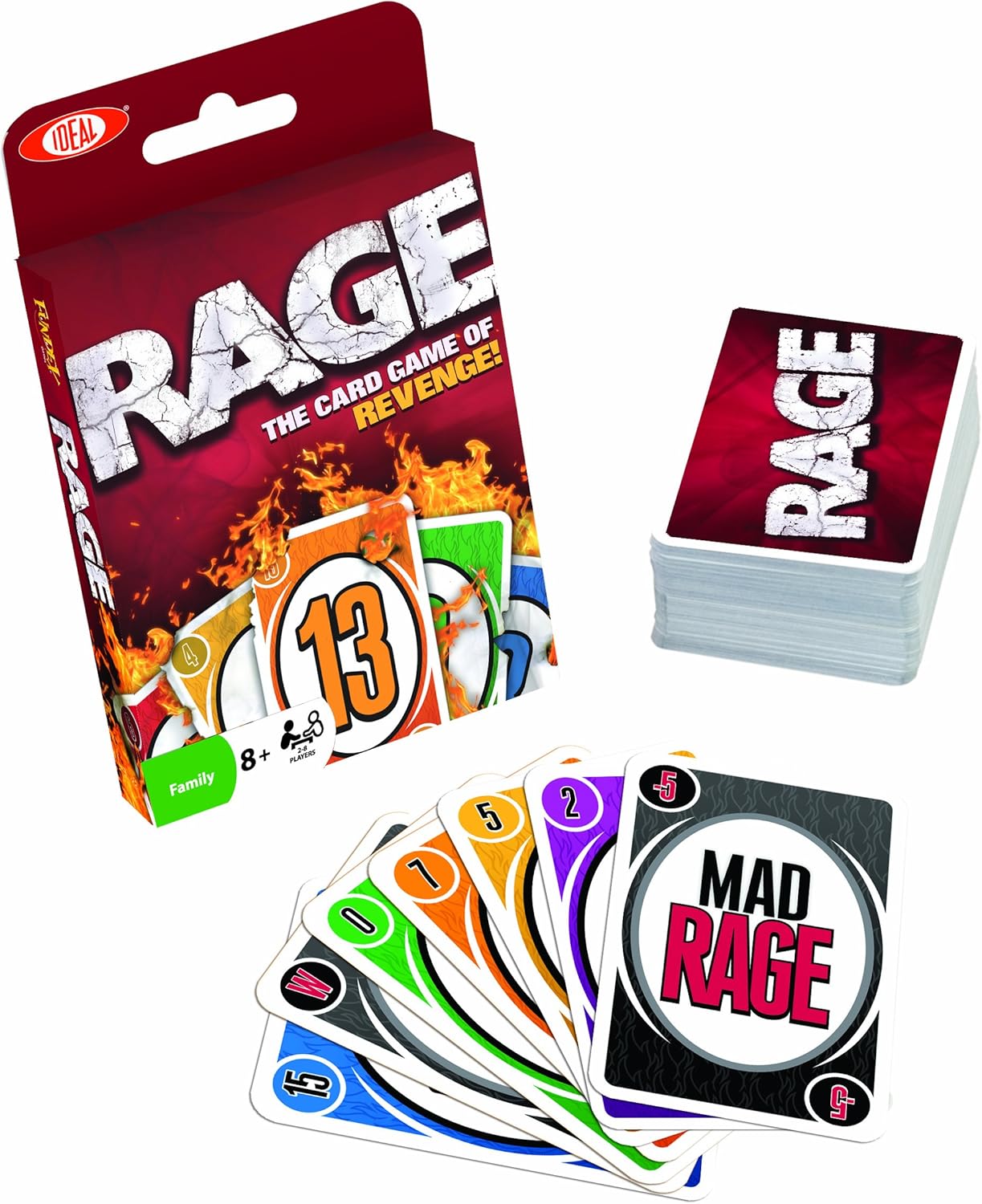 Amazon Com Ideal Rage Card Game Toys Games