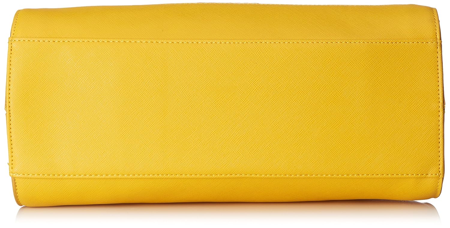caprese crystal women's satchel (yellow) ()