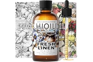HIQILI Fresh Linen Fragrance Oil for Candle & Room Spray Making, Add to Dryer Balls, Freshie Scents for Essential Oil Diffuser - 1 Fl Oz