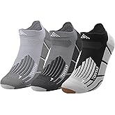 TENYSAF Compression Running Socks for Runners: Low Cut Ankle Socks Anti-Blister Athletic Socks for Hiking Golf Work