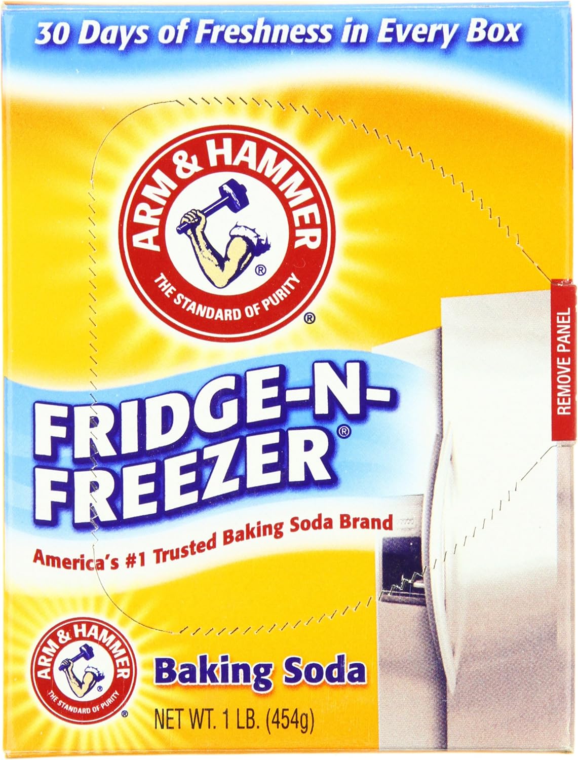 Arm & Hammer Baking Soda Fridge Freezer Package, 16-Ounce Boxes (Pack of 12)