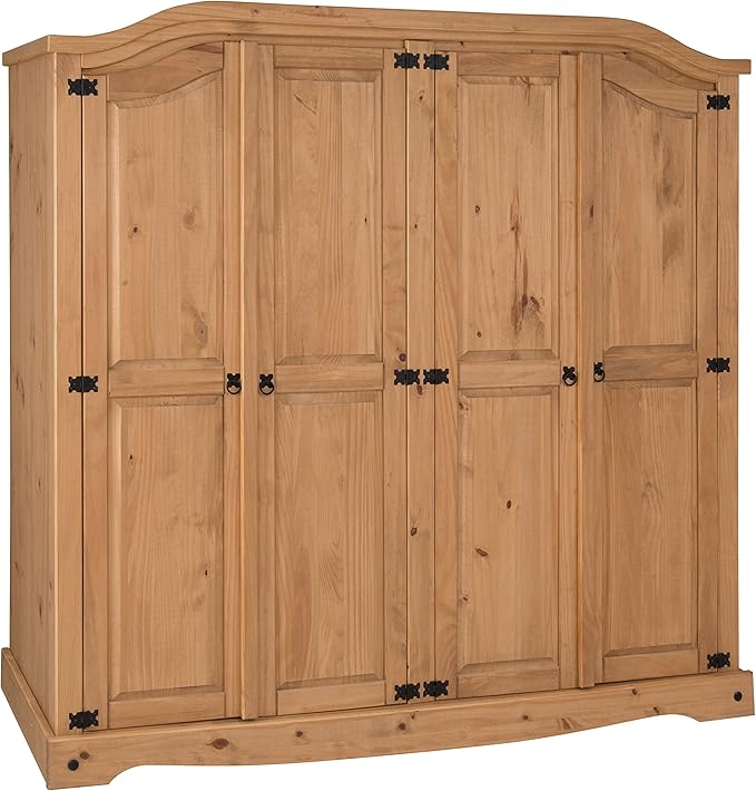 Corona Furniture Corona 4 Door Arch Top Wardrobe Amazon.co.uk Kitchen