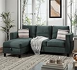 JAMFLY Sectional Sofas Couches for Living Room, L