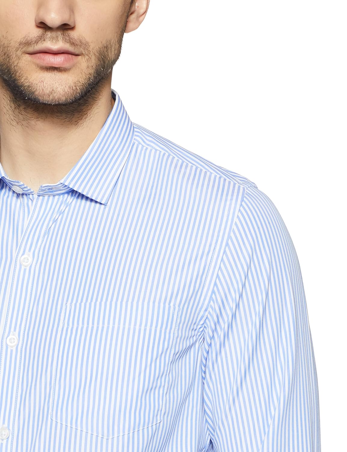 ex by excalibur men's solid regular fit formal shirt