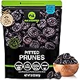 NUT CRAVINGS Dry Fruits - Dried Prunes Pitted Unsweetened, Dry Plums No Sugar Added (32oz - 2 LB) Packed Fresh in Resealable Bag - Sweet Snack, Healthy Food, Naturally Grown, Vegan, Kosher Certified