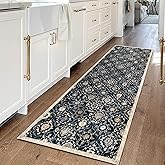 KILOCOCO 2x6 Runner Rug, Moroccan Super Soft Washable Hallway Runner Rug, Accent Print Faux Wool Kitchen Runner Rug 6 Feet No