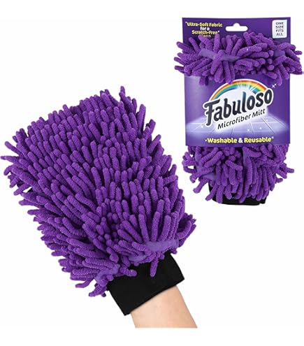 Nicemiya 4 Pack Reusable Duster Refills + Handle - Compatible With Swiffer Hand Duster, Microfiber, 150+ Washes (Includes Laundry Bag)