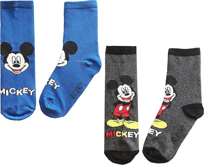 Mickey Mouse Socks Pack of 2 Amazon.co.uk Clothing