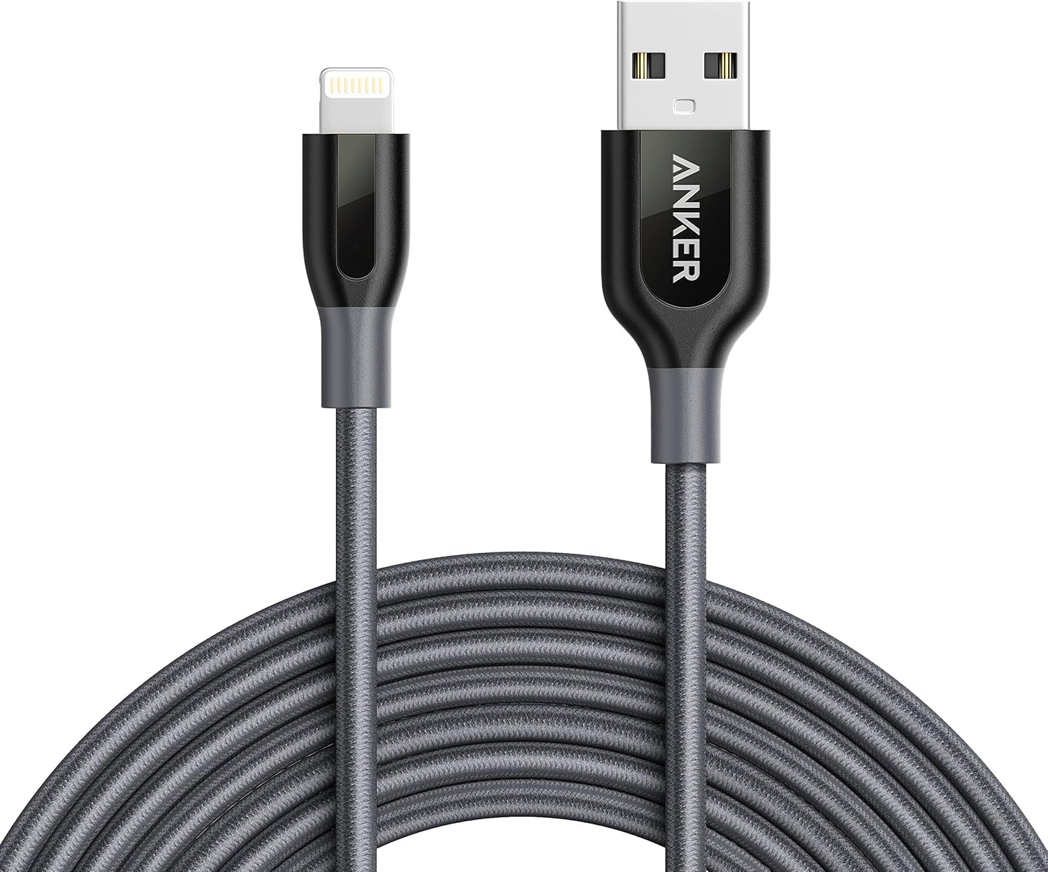 Anker Powerline+ Lightning Cable (10Ft) Durable and Fast Charging Cable