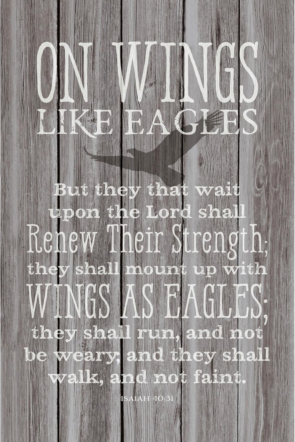 Dexsa On Wings Like Eagles…New Horizons Wood Plaque with Easel