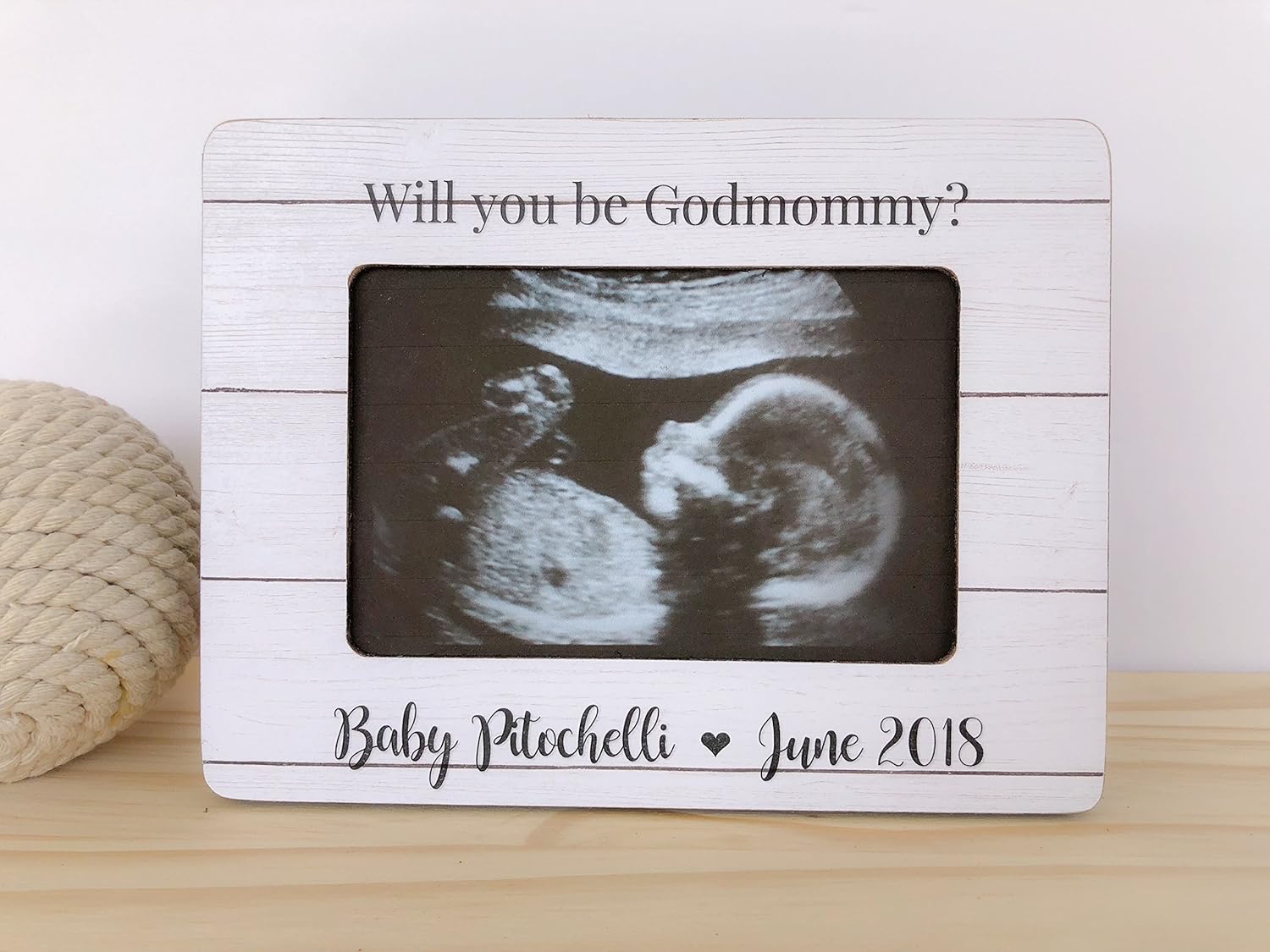 GODMOTHER Frame Pregnancy Announcement Expecting Ultrasound