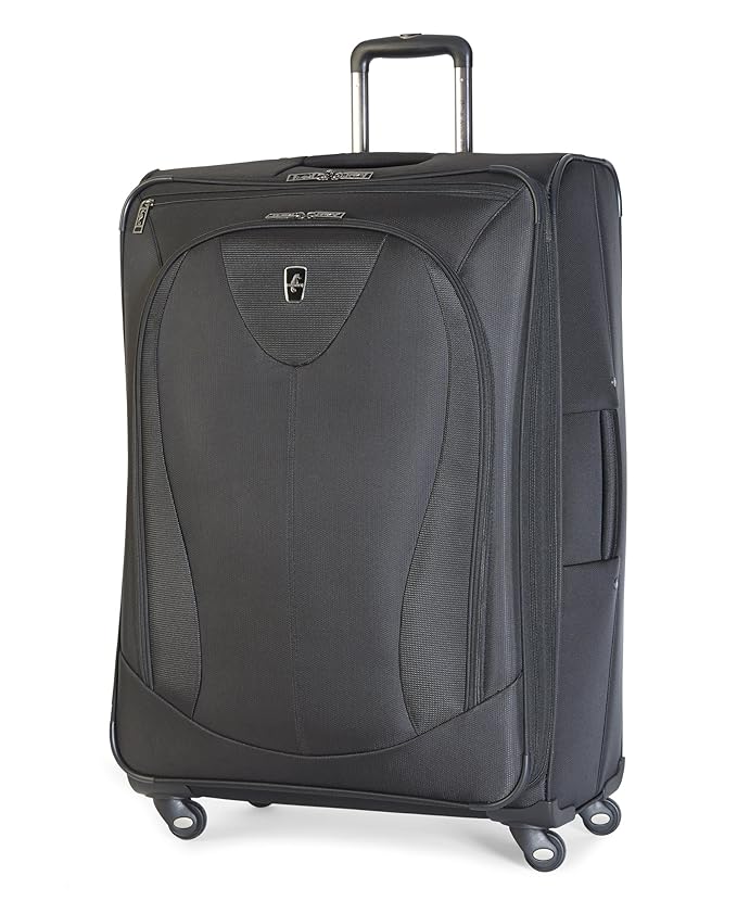 Atlantic Luggage Ultra Lite 3 29 Inch Expandable Spinner, Black, One
