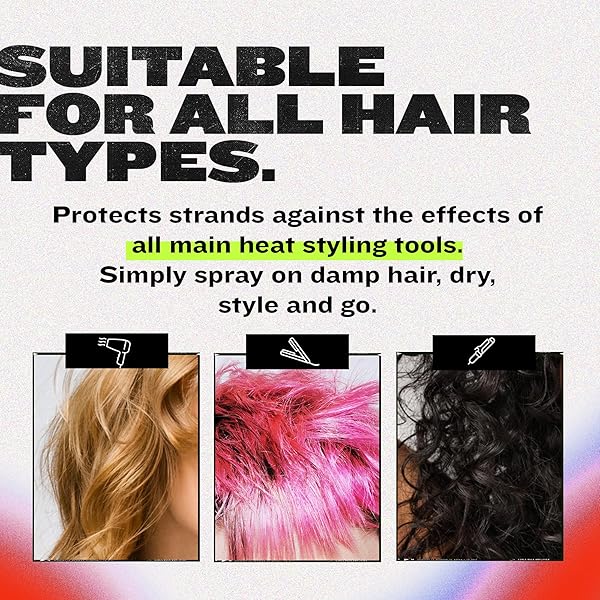 TIGI BED HEAD SOME LIKE IT HOT HEAT PROTECTION SPRAY FOR HEAT STYLING 3.38 FL OZ
