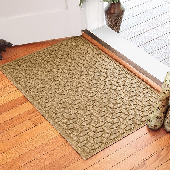 Amazon.com : Ellipse Entryway Mat with Non Slip Rubber Backing - Front