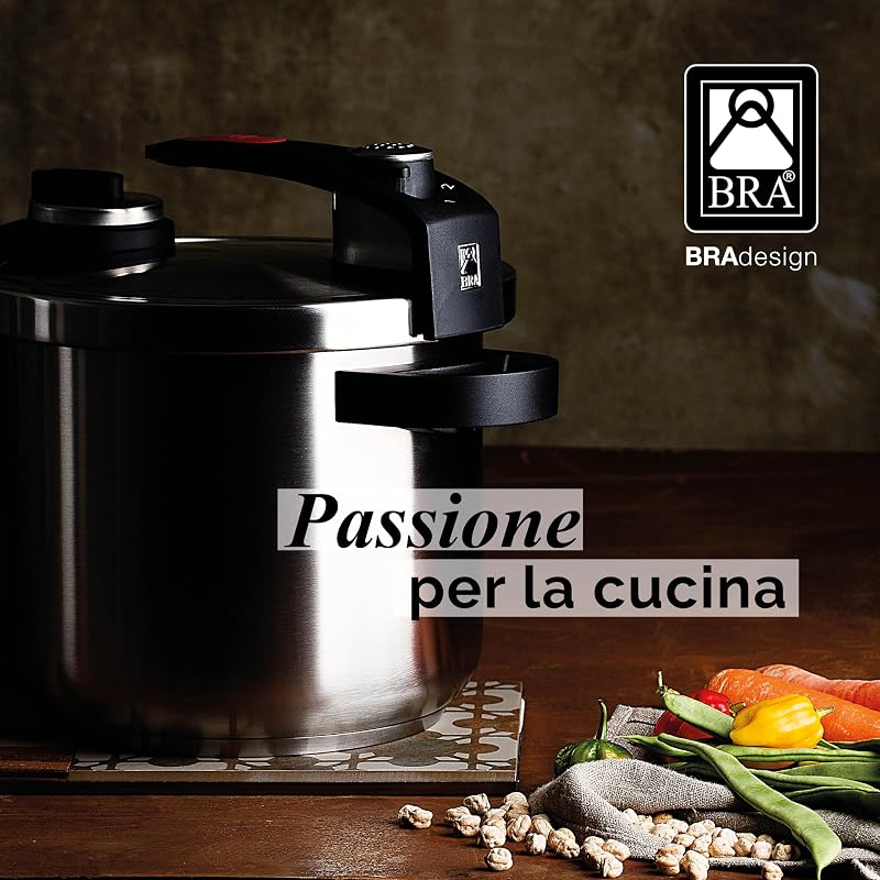 Tekna | Pentola a pressione 6 L, acciaio inox 18/10