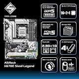 ASRock X670E Steel Legend Motherboard AMD AM5 ATX DDR5 Wi-Fi 6E PCIe5 M.2 view 4