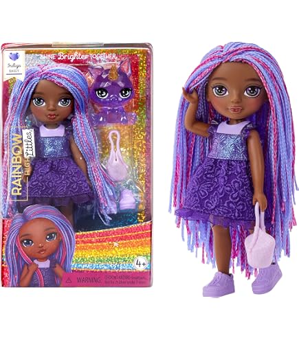 Poupée Rainbow High Littles Daisy Madison - 14cm Articulée Avec Ourson Magique