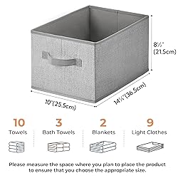 GRANNY SAYS Storage Baskets for Shelves, Fabric
