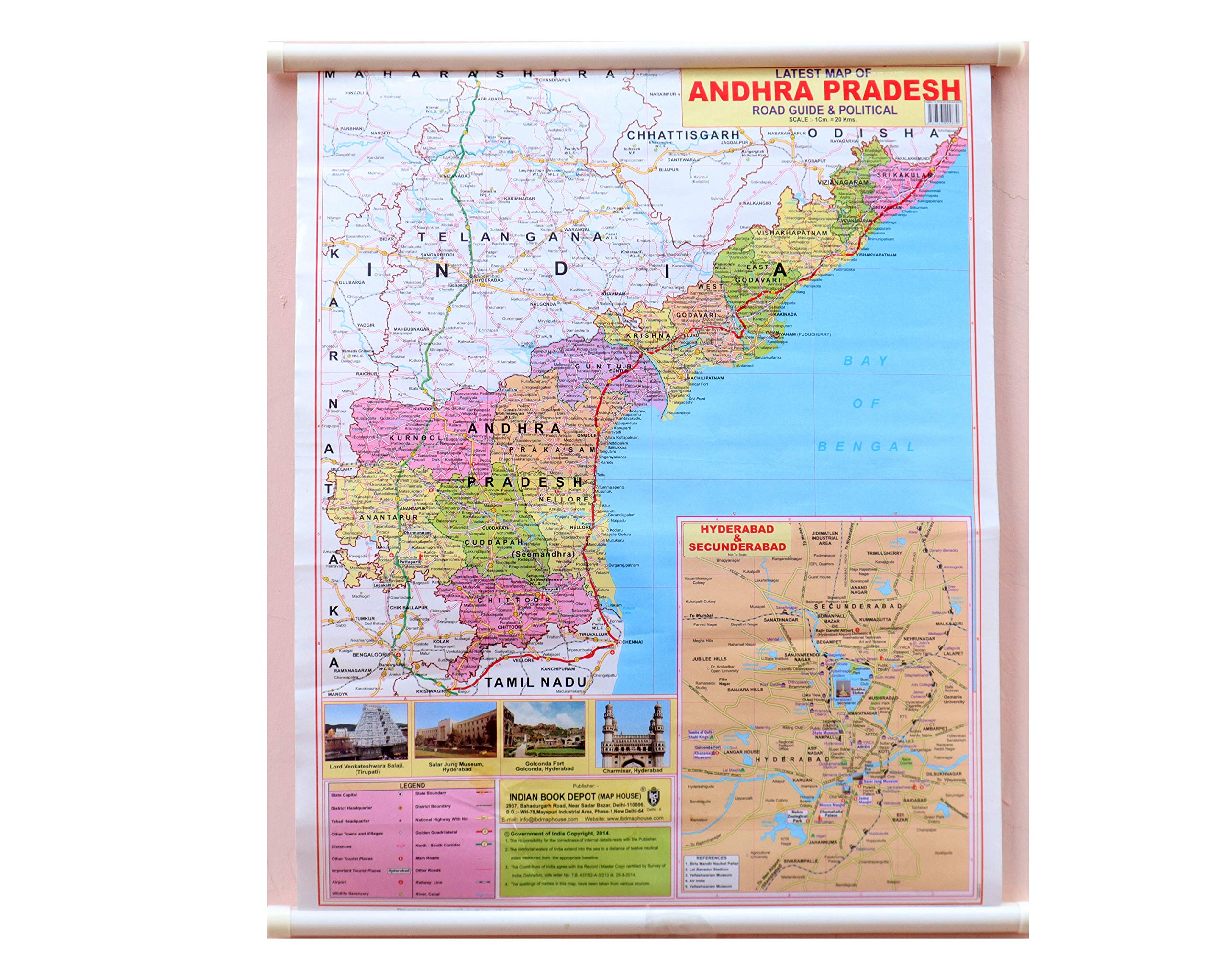 Andhra Pradesh Road Map Buy Andhra Pradesh Political Map (English) Useful For School And  Competitive Students 18X23 Paper Print Book Online At Low Prices In India | Andhra  Pradesh Political Map (English) Useful For School And