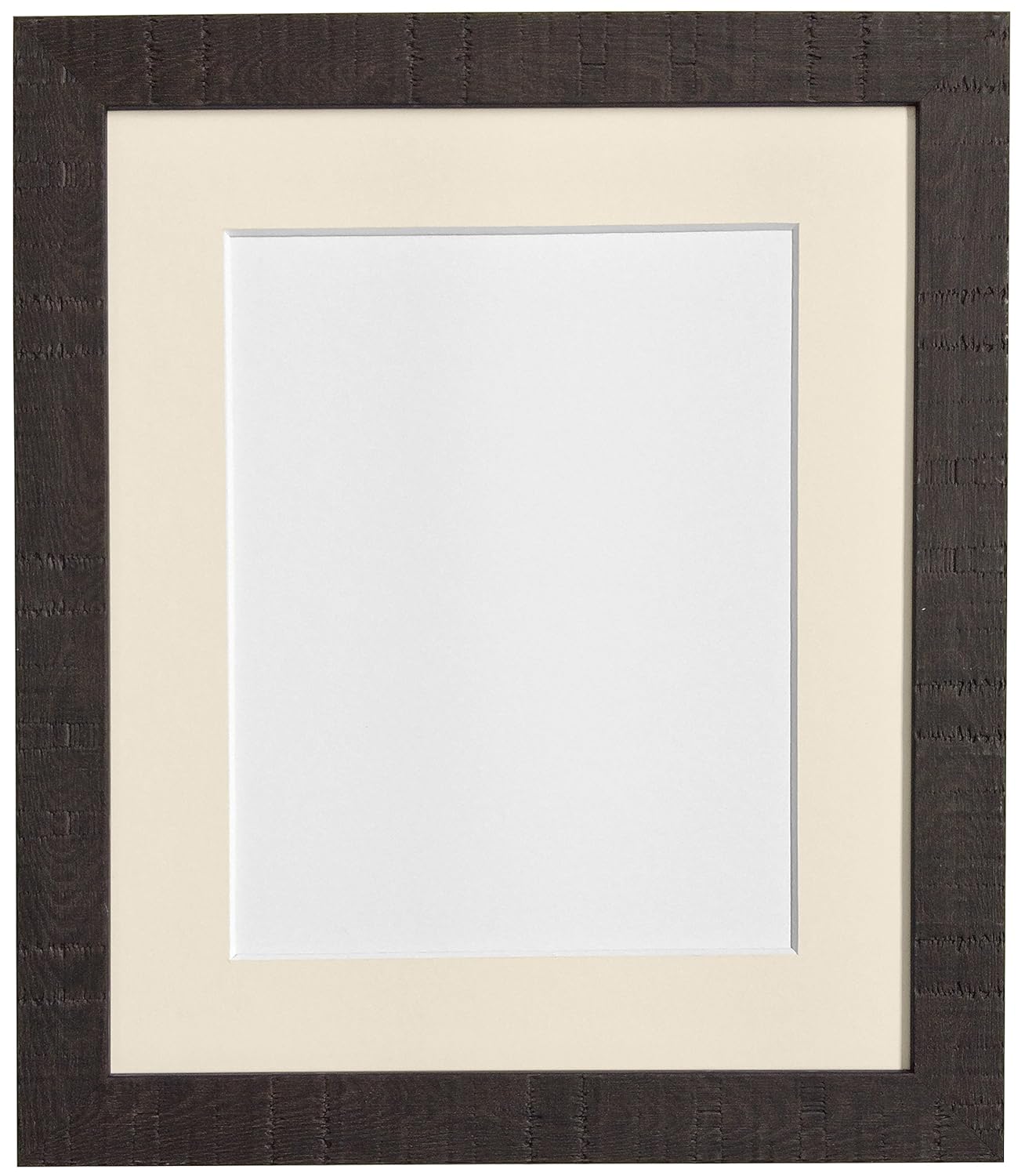 FRAMES BY POST Deep Grain Dark Brown Photo Frame with Ivory Mount 16" x