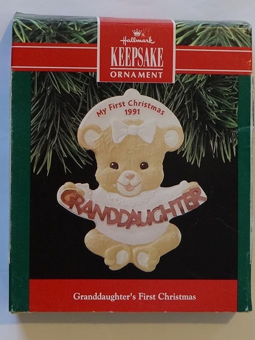 granddaughter's first christmas ornament