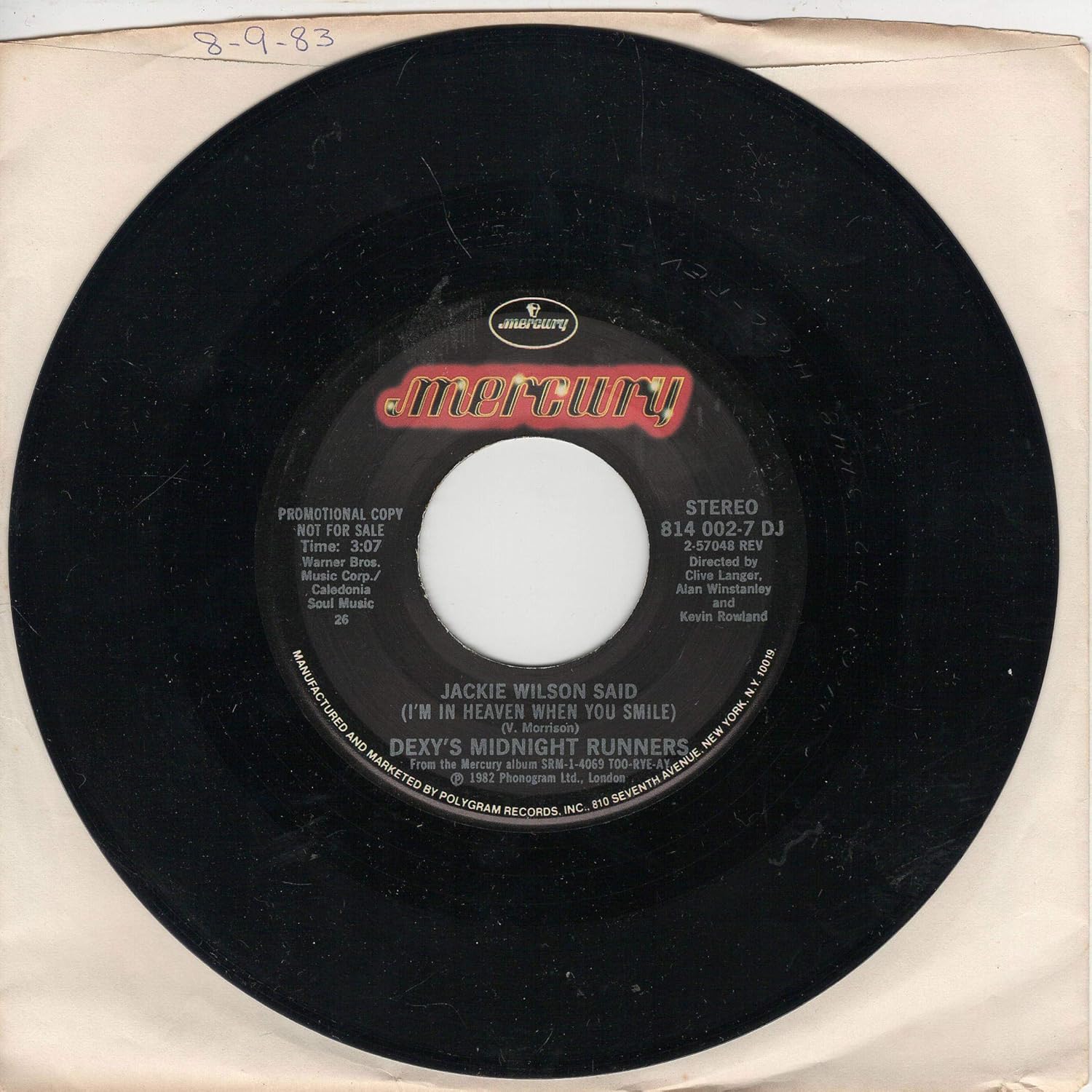 Dexys Midnight Runners Jackie Wilson Said