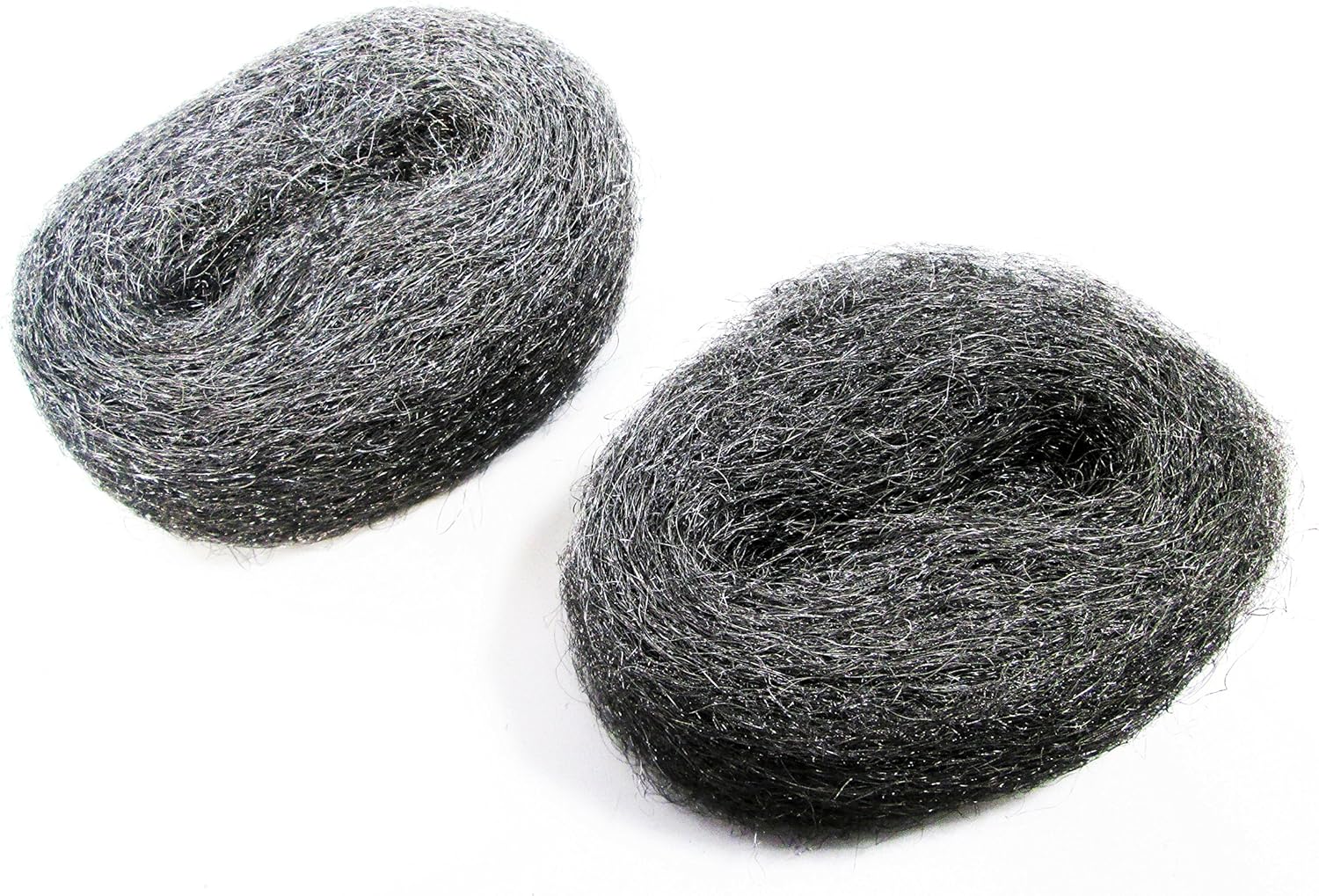 Wire Wool Steel Wire Mini Wool Pads for Rust & Fine Sanding (2 Pack
