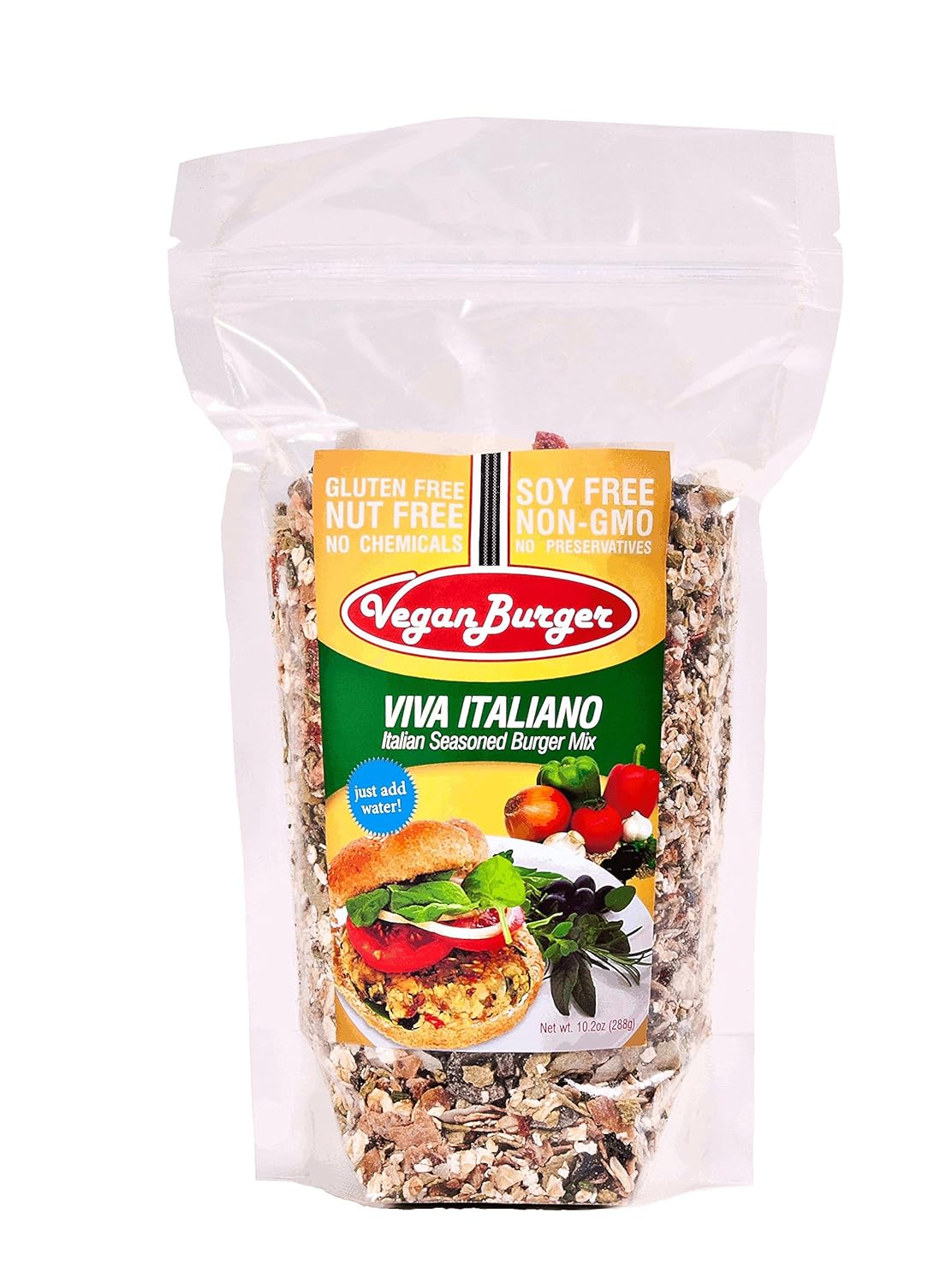 Vegan Burger (9 Patties) - Viva Italiano