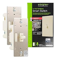 Enbrighten Almond Z-Wave Plus Smart Light Switch