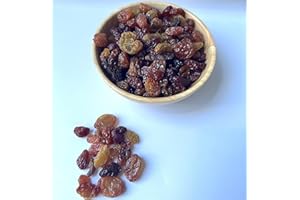 SWEETGLOB Crimson Jumbo Golden Raisins – Premium Medley Raisin Mix, Healthy Snack, Naturally Sweet & Plump 1 Pound