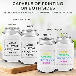DISCOUNT PROMOS Custom Collapsible Beer Can Coolers