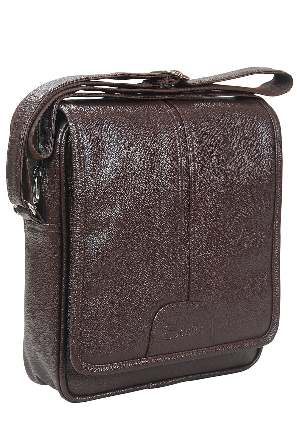 easies tan men's sling bag