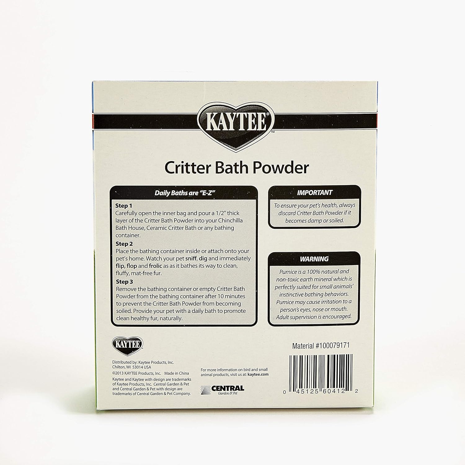 Kaytee Critter Bath Powder for Pets : Pet Supplies