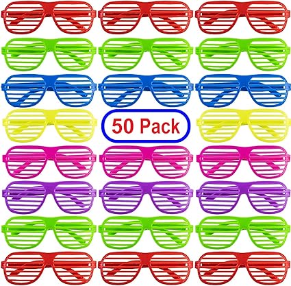 plastic toy glasses