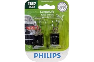 Philips Automotive Lighting 1157LLB2 1157 LongerLife Miniature Bulb, 2 Pack