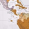 Scratch The World ® Travel Map - Frameable Scratch Off World Map Poster ...