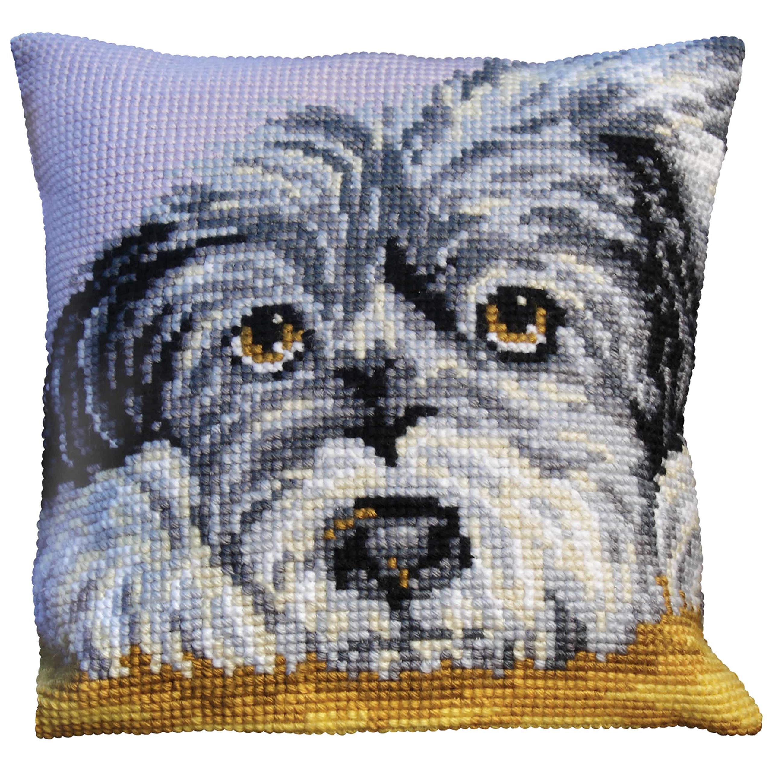 Collection d'Art Cross Stitch Cushion: Faithful