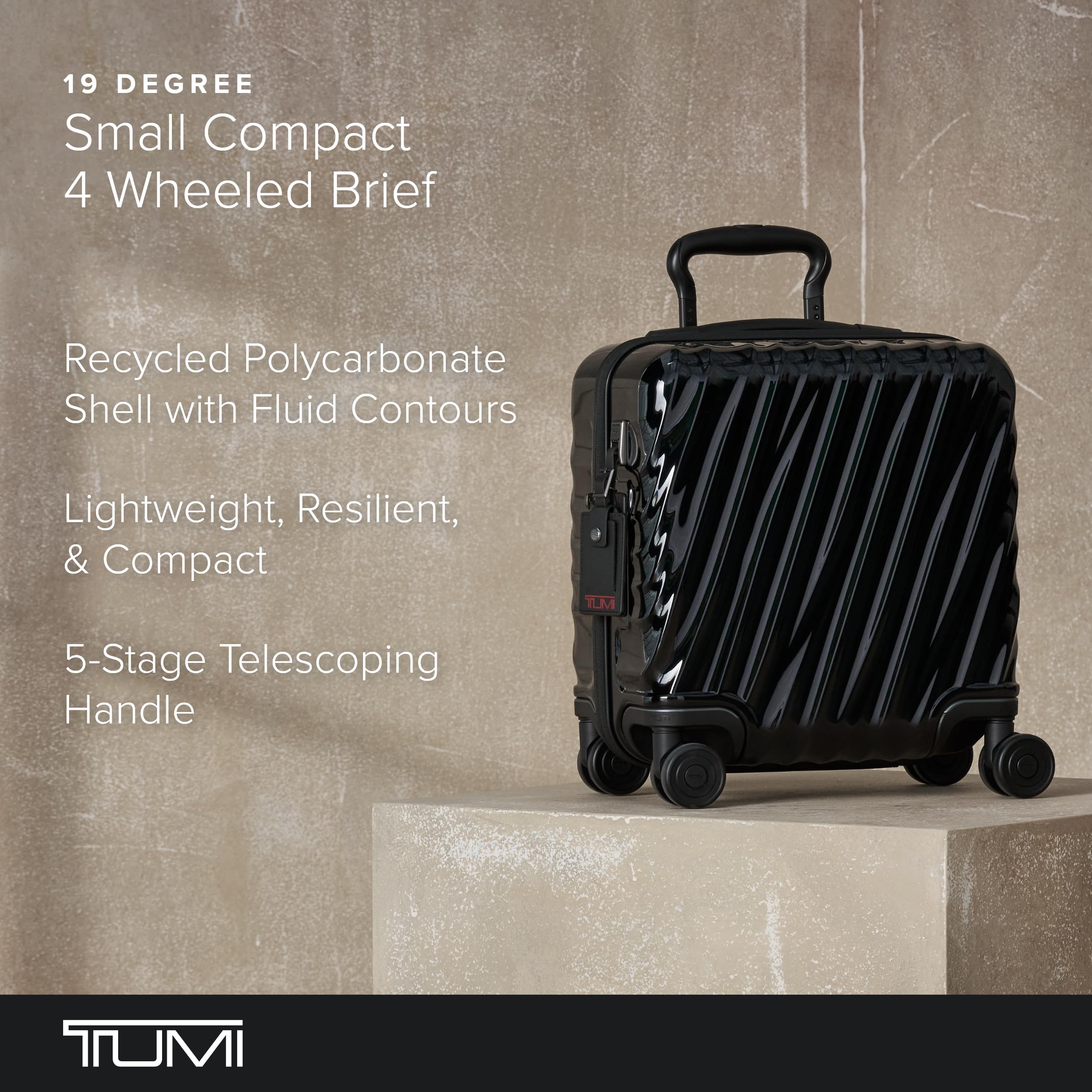 TUMI 19 Degree Small Compact 4 Wheeled Brief - Carry-On Briefcase Bag - Travel Accessories - 16.0