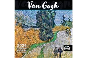 MICASA PRESS Vincent van Gogh 2026 Wall Calendar 12 Month | 12" x 24" Open | Thick & Sturdy Paper | Holiday Gift | Impressionist Art Calendar 2026