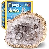 National Geographic Gigantic Geode Kit – Break Open a Huge Geode with Crystals Inside, Earth Science Kit for Kids, Fun Geology Activity, Rock and Mineral Gift for Boys and Girls
