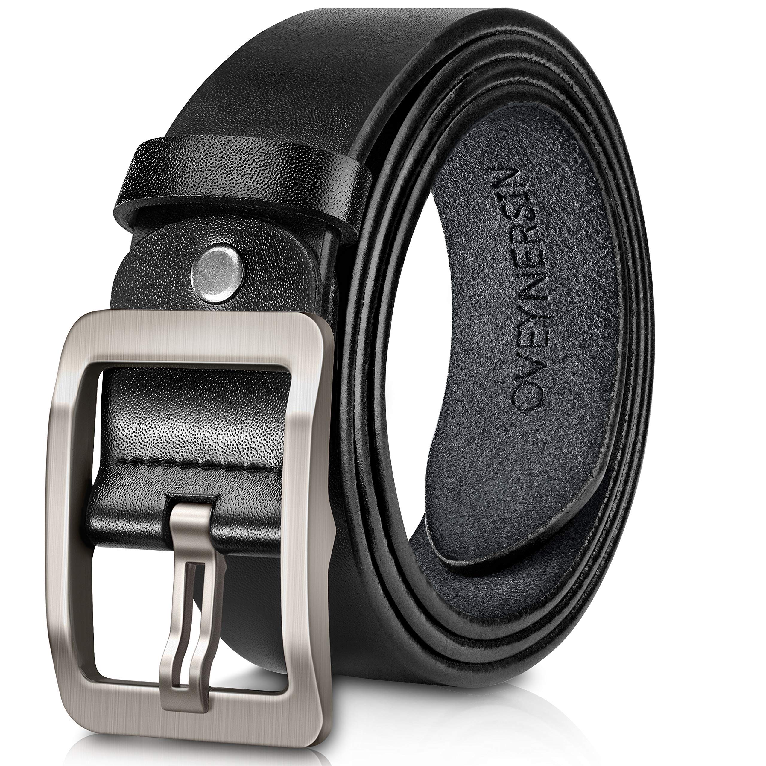 Womens Genuine Leather Belt Metal Buckle Casual Adjustable 6503 - 2.25 main image 2