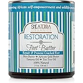 FOOT RITUALS RESTORATION Foot Butter – Deep Moisture Balm for Dry, Tired Feet – Natural Oils & Butters – 2 oz