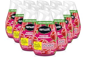 Renuzit Gel Air Freshener, Forever Raspberry, 12 Count