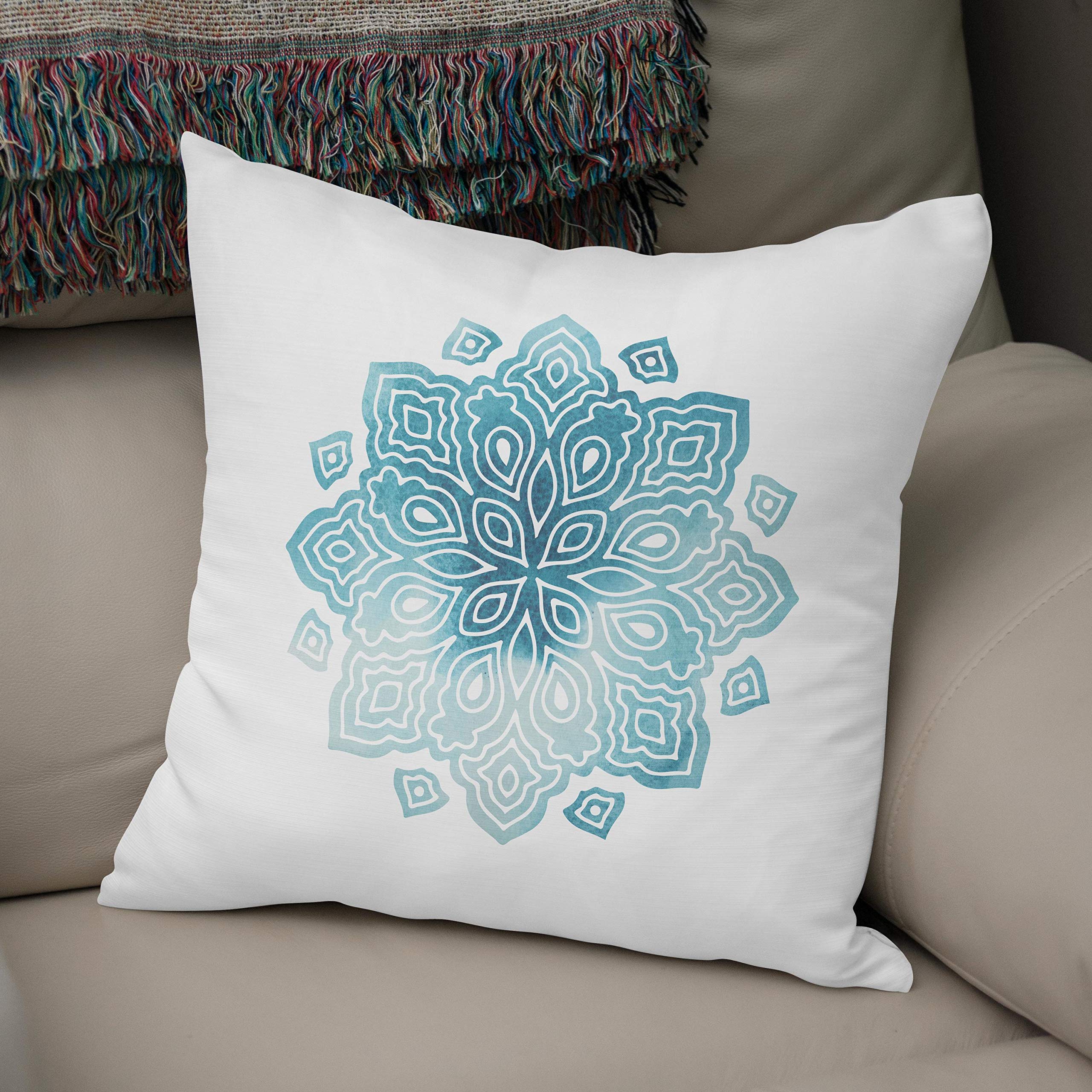 Bonamaison, Decorative Cushion Cover - 50% Cotton 50% Polyester - 43x43cm - Designed and Manufactured in Turkey